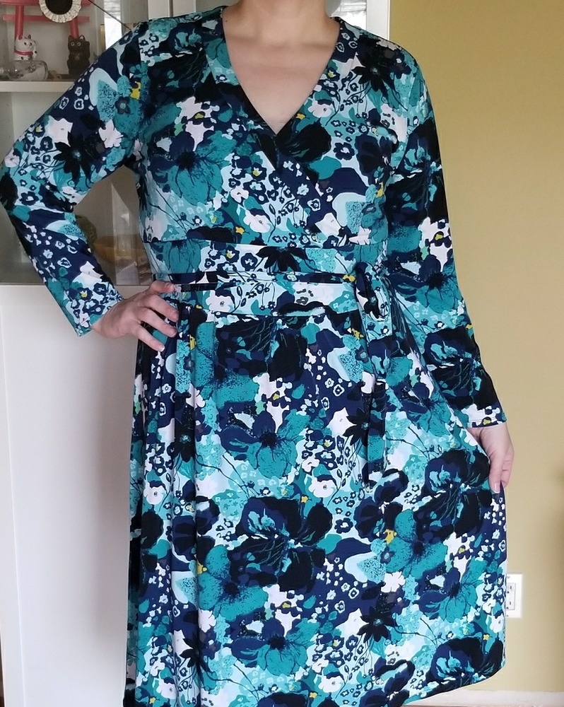 Alfani Faux Wrap Dress